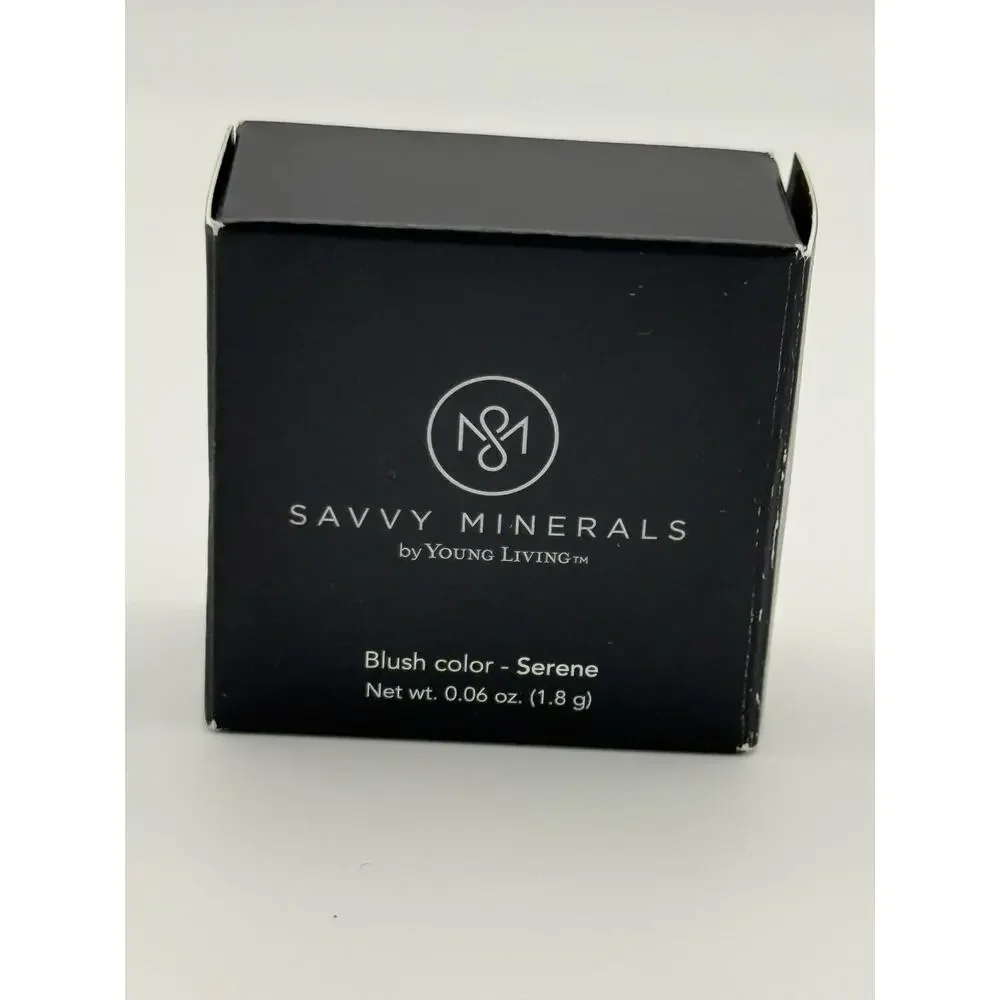 Young Living Savvy Minerals Blush Serene 0.06 oz  New/Sealed‎ Face Makeup